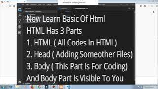 Basic Program Of HTML || Radio Haryanvi ||