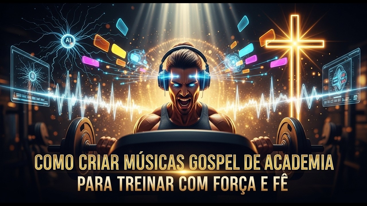 ⁣Como Criar Músicas Gospel com IA  Para Treinar na Academia!