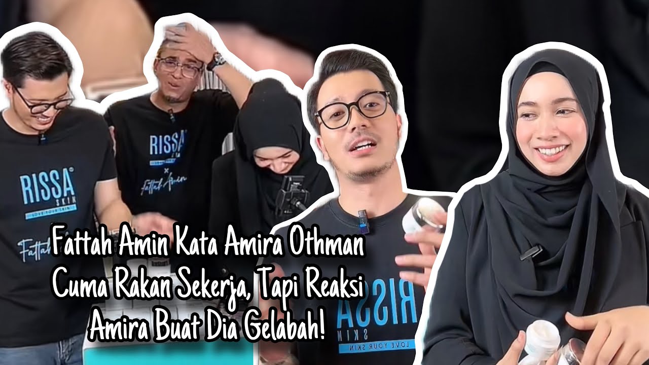 Fattah Amin Kata Amira Othman Cuma Rakan Sekerja, Tapi Reaksi Amira Buat Dia Gelabah!