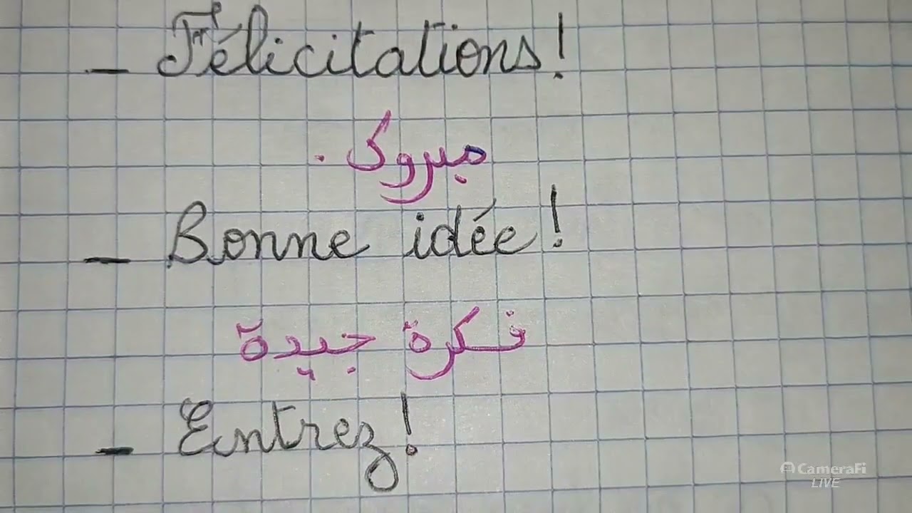 تعلم الفرنسية من الصفر ، التحدث (الدرس138)