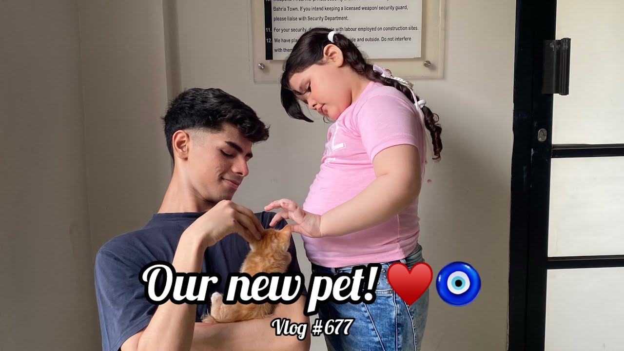 OUR NET PET! ♥️🧿 | VLOG #677 | BINISH RIZWAN - YouTube