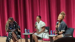 Soul food T.V Show reunion. With Cast Malinda Williams, and Vanessa Estelle Williams. 