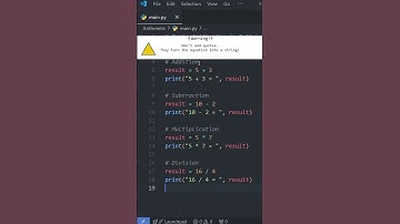 Python Basics: ARITHMETIC OPERATIONS in Under a Minute! 🧮