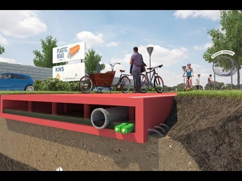 Des routes en plastique ? content media