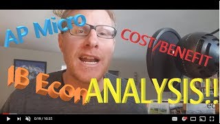 Cost/Benefit Decision Making in Economics  an Introduction
