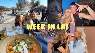 a week LIVING in LA!! Pre coachella shopping, universal, & too much food