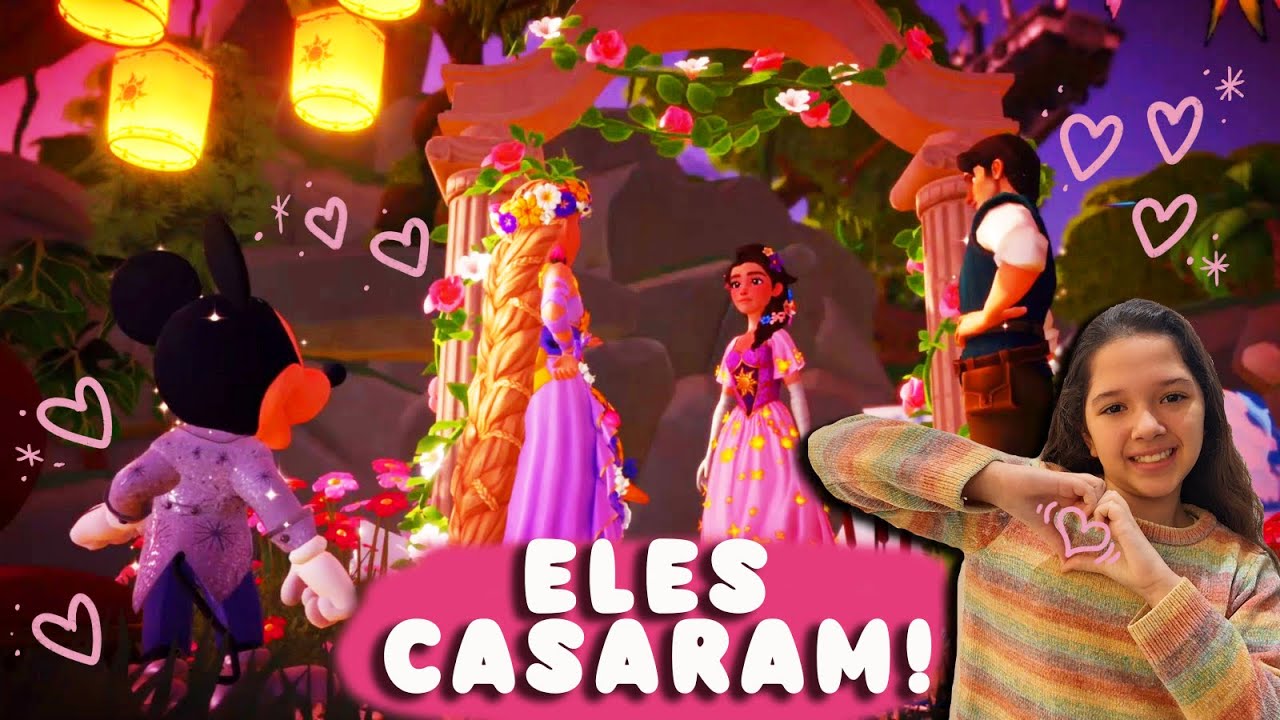 CASEI A RAPUNZEL COM O JOSÉ! - DISNEY DREAMLIGHT VALLEY