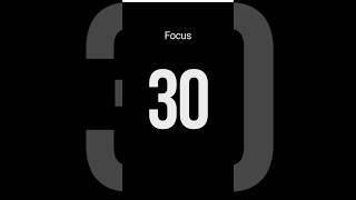 Exercise Timer 30s Focus with 10s Break