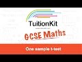 Understanding the One Sample T-Test