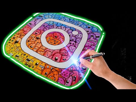 should I change my Instagram logo? || Instagram logo drawing || doodle version - YouTube
