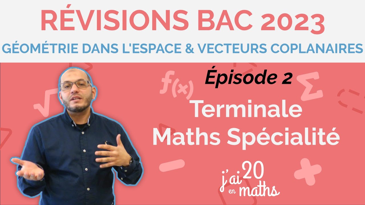 Géométrie dans l'espace & vecteurs coplanaires - Révision bac 2023 ...