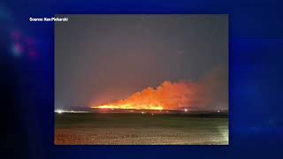 Juniper Dunes Fire in Franklin County reaches 13,003 acres, 90% contained