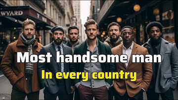 I Asked AI To Create the Most Handsome Man in Every Country