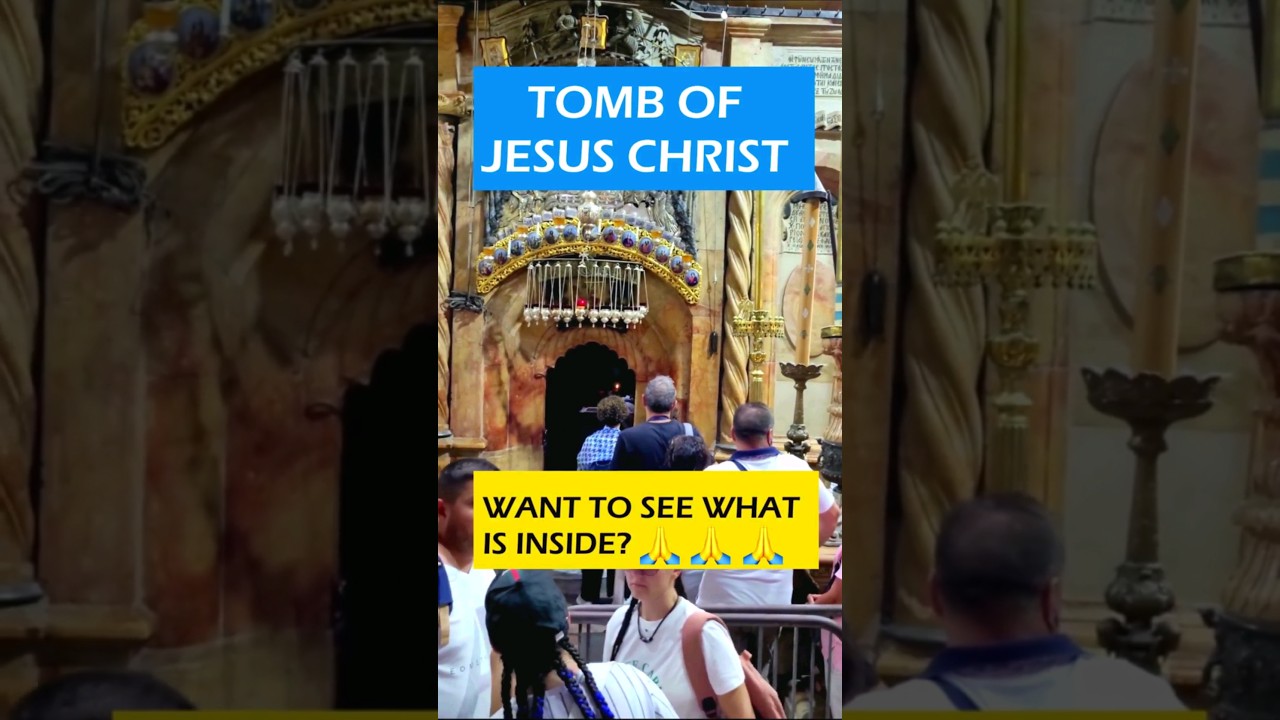 Tomb of Jesus Christ in Jerusalem! MUST SEE WHATS INSIDE THE TOMB