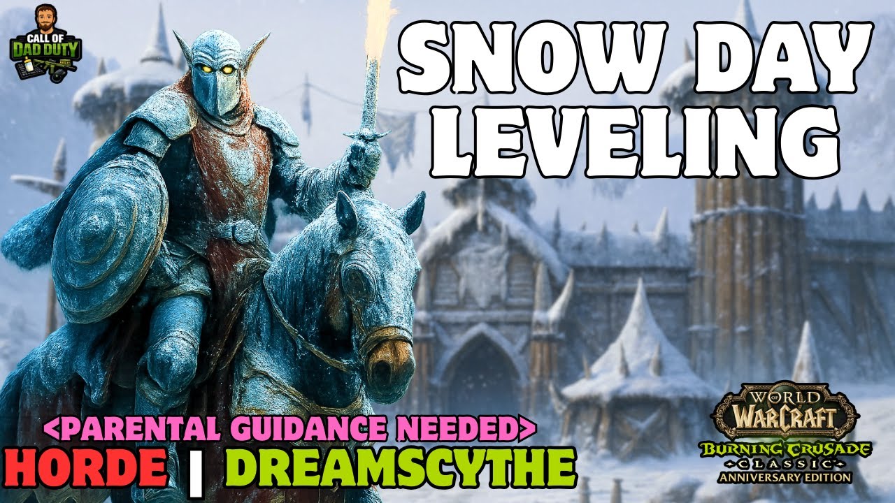 World of Warcraft | TBC Classic Anniversary | Snow Day Grind Level 37+ Prot Paladin