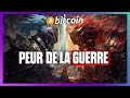 La peur de la guerre limpact sur bitcoin et les cryptomonnaies