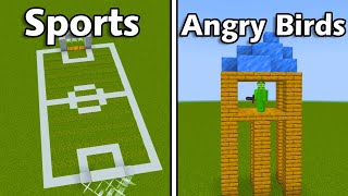 Minecraft: 3 простые мини-игры!