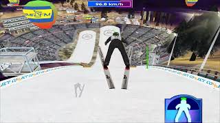 Skoki Narciarskie 2004 w 4K (PC game Windows 10 resolution 3840/2160 - Gameplay) screenshot 3