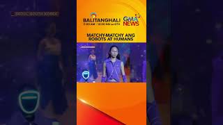 Coordinated ang outfit ng robot at human models sa isang fashion show... #shorts | Balitanghali