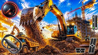 🚧 Ultimate Construction Excavator Simulator Gameplay 2026 Heavy Machines,Realistic Construction GAME screenshot 1