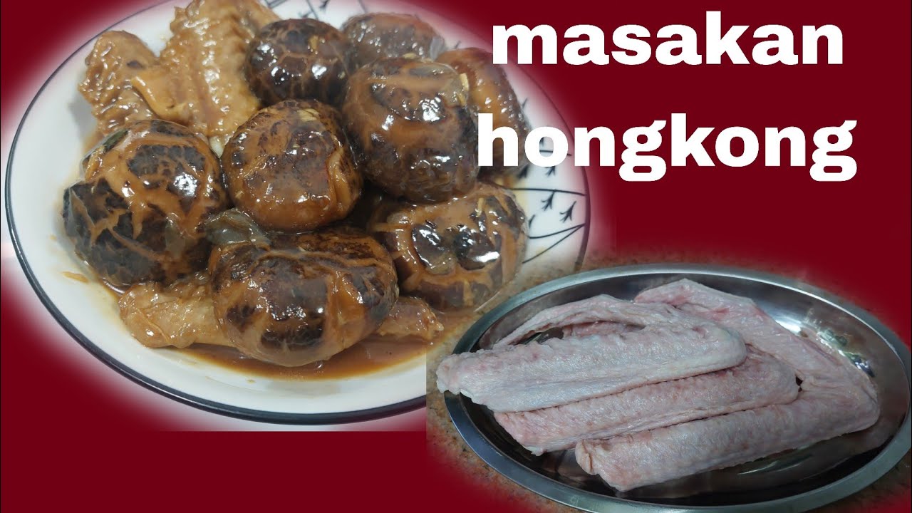 cara masak sayap angsa dengan jamur kering ala masakan hongkong