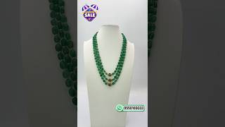 African Strawberry Beads & Nakshi Balls Three-Layer Necklace | Customized Jewelry Design