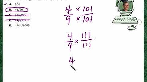 Praxis Application FR016  Compare fractions