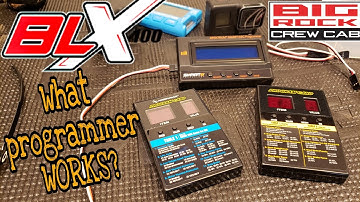 Arrma Big Rock Programming the BLX100 ESC