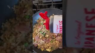 Cauliflower fried rice #cooking #food  #easyrecipe  #keto #onepanmeal  #shorts