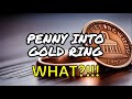 UNBELIEVEABLE Metal Detecting Discovery: PENNY Turns into GOLD RING!