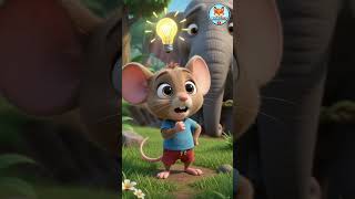 The Tiny Mouse Who Saved a Big Elephant 🐭🐘 |Moral Story for Kids| Little Mouse Saved a Big Elephant