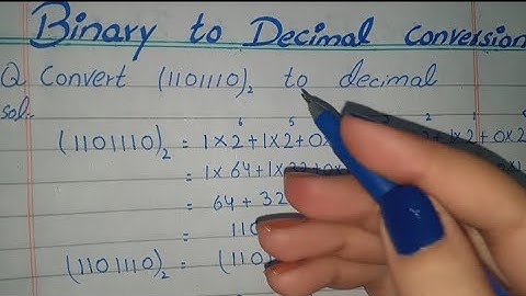 Binary to Decimal Conversion | Binary to Decimal Conversion in Urdu