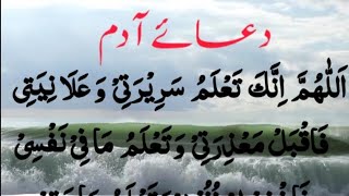 Dua e Adam | Hazrat Adam ki Dua | Allahumma Innaka Talamu Sareerati Dua | Beautiful Islamic Dua