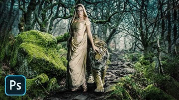Tiger Women Photoshop Manipulation Tutorial