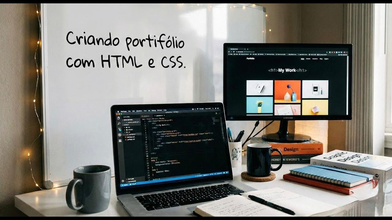🔴 LIVE: Criando um Portfólio Profissional do Zero com HTML e CSS | Mão ...