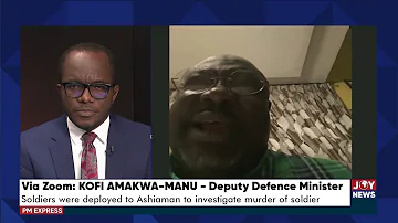 We are not going to apologize for the operation - Kofi Amakwa Manu, Deputy defense minister