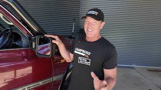 Toyota LandCruiser 80 Series Build: Clearview Towing Mirrors Review screenshot 3