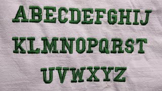 Inkstitch - Creating a custom font for the inkstitch lettering tool