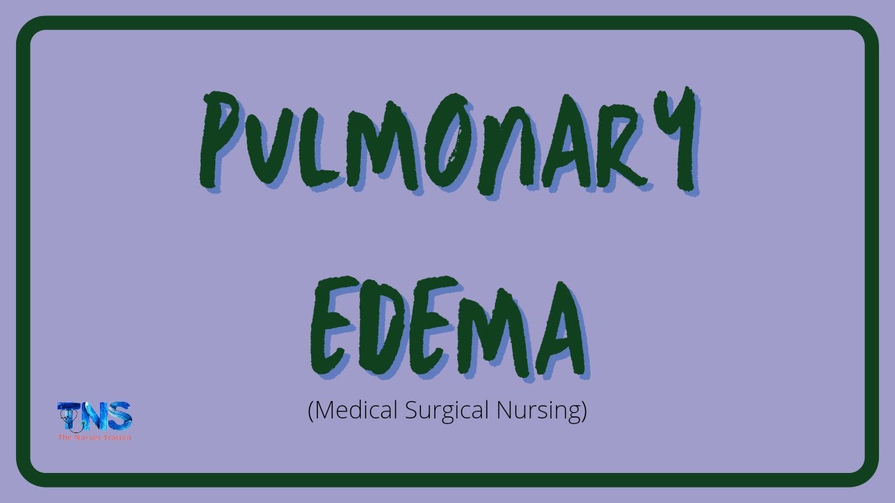 pulmonary edema treatment pulmonary edema treatment