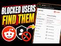 How To See Blocked Accounts on Reddit (Full Guide)