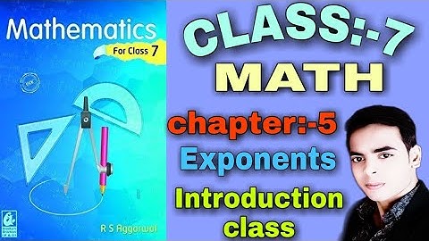 Class 7 (rs aggarwal book)chapter 5 Introduction class