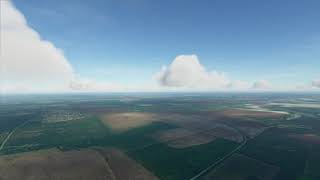 Microsoft Flight Simulator 2020  Высший пилотаж над Луганском и посадка с выключенным двигателем