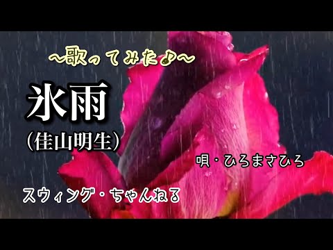 【氷雨／佳山明生】〜歌ってみた♪〜　byひろまさひろ（スウィング・ちゃんねる）