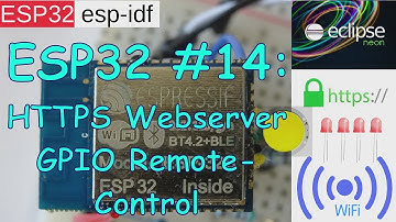 ESP32 #14: HTTPS Secure Webserver and WiFi GPIO Remote Control