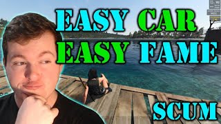 Tricks/Tutorial to get Unlimited Fame points and Car Day 1 in Scum - How to not be a noob 0.91v