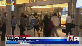 RDU packed as July 4 holiday travel picks up