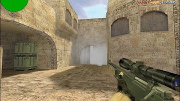 de_dust2 1v5 AWP/Ak-47 Ace CS 1.6