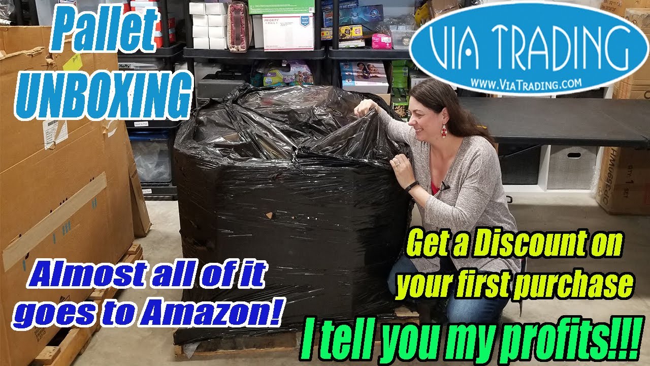 Via Pallet Unboxing - Health & Beauty Products - A bunch goes to Amazon! - Reselling - YouTube