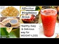 How to lose weight fast with badam pisin basil seeds coconut neera and fruits  weight loss drink