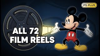Epic Mickey Rebrushed – All 72 Film Reels Guide Moviegoer Trophy
